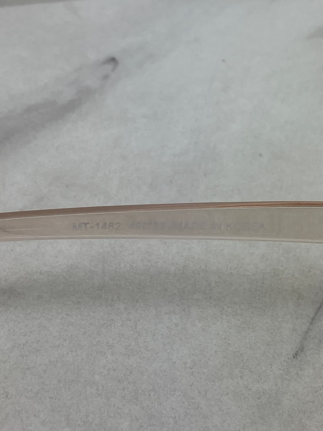 오앤씨 ONC 틴트 브라운 클리어 라운드 뿔테 안경 상품이미지6