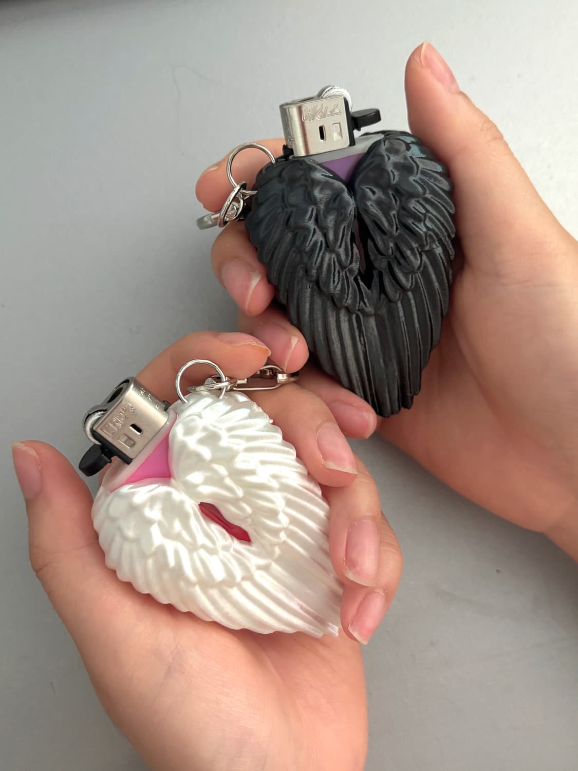 CHIKYUIN Angel wing lighter case white 상품이미지3
