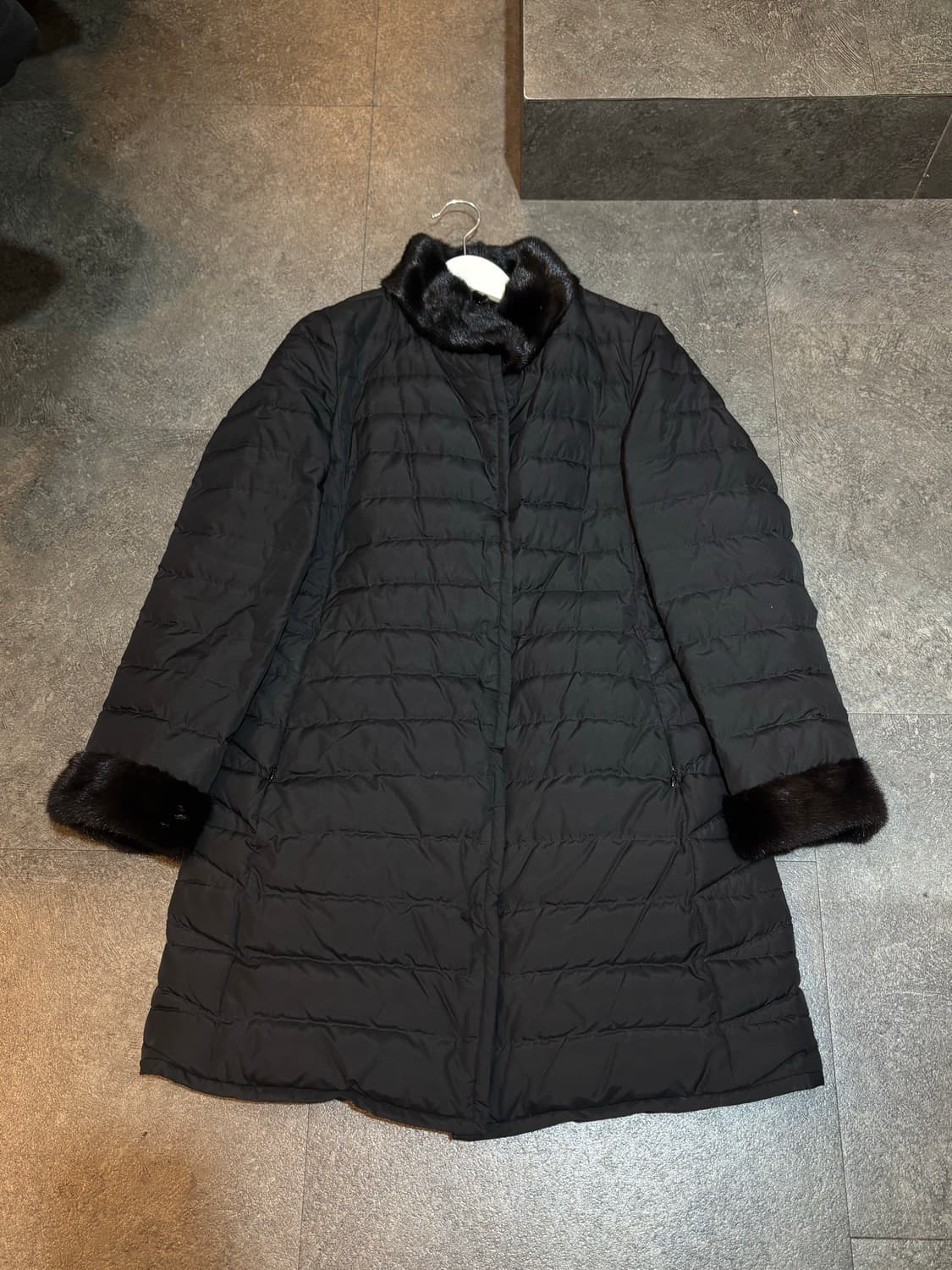 샤트렌 밍크 구스다운 롱 패딩 90 상품이미지2