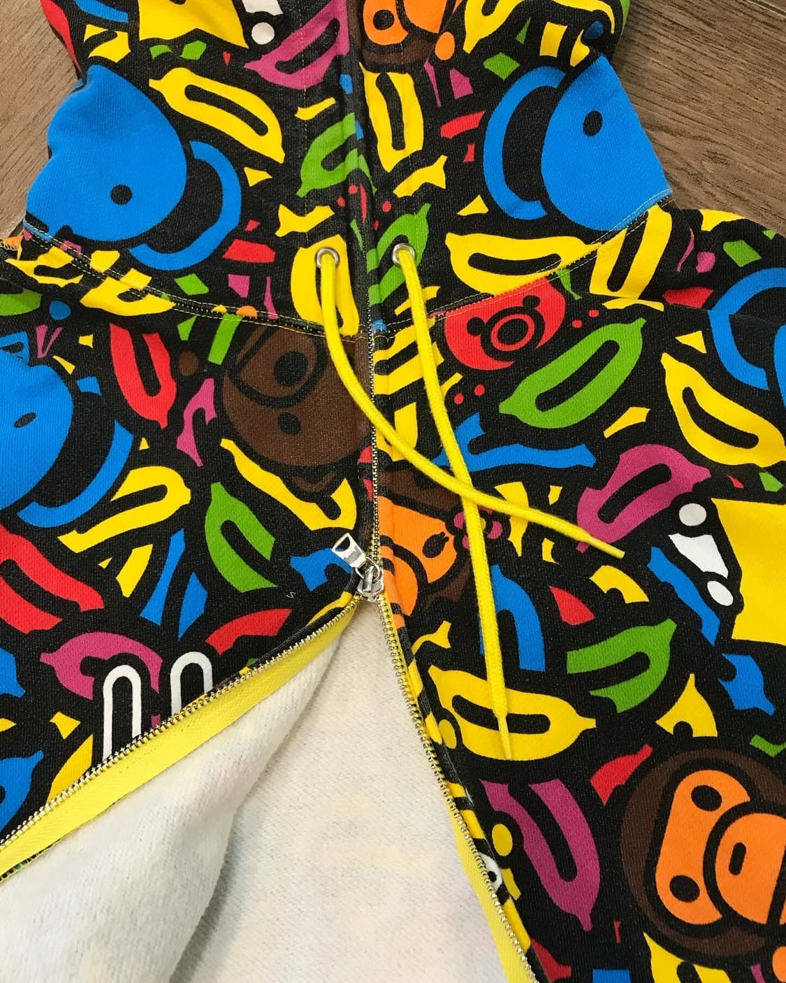 Bape Baby Milo Full Pattern Hood Zip-Up 상품이미지6