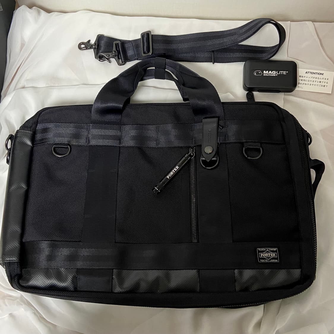 미품)요시다포터 porter 히트 3way 브리프케이스 상품이미지1