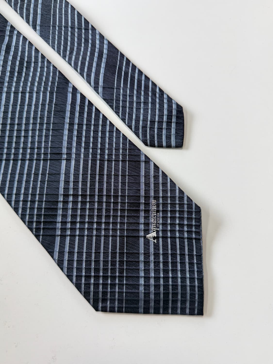 아쿠아스큐텀(Aquascutum) 실크 넥타이 9.5cm 상품이미지4