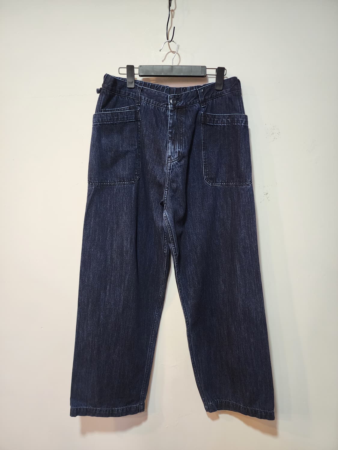 에스피오나지 데님 와이드 팬츠 XL 상품이미지1