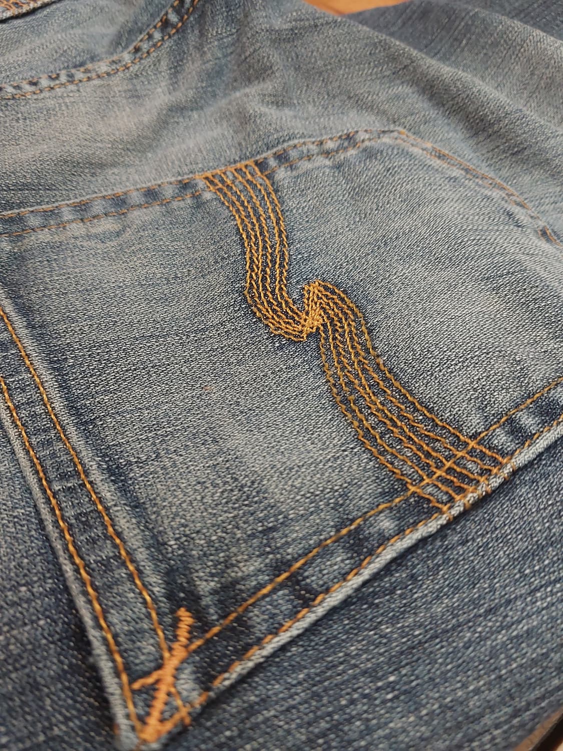 누디진 씬핀 Oscar worn dark 데님 29사이즈 상품이미지9