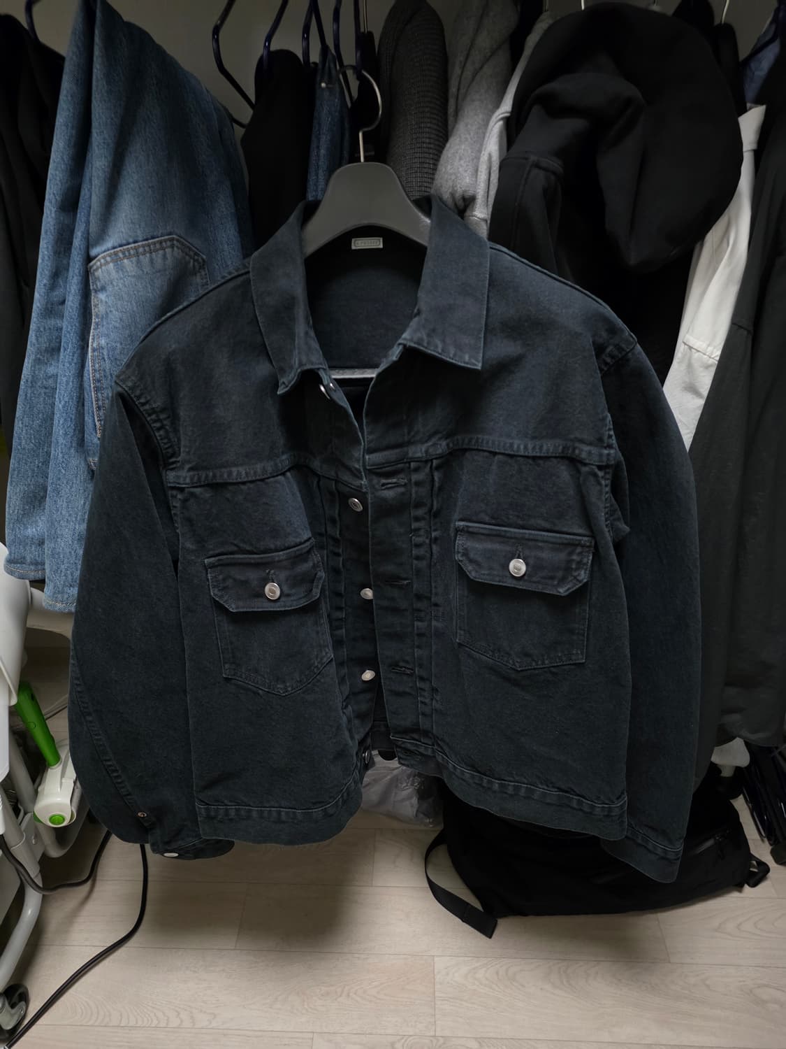 아프레쎄 데님 자켓 판매합니다 상품이미지1