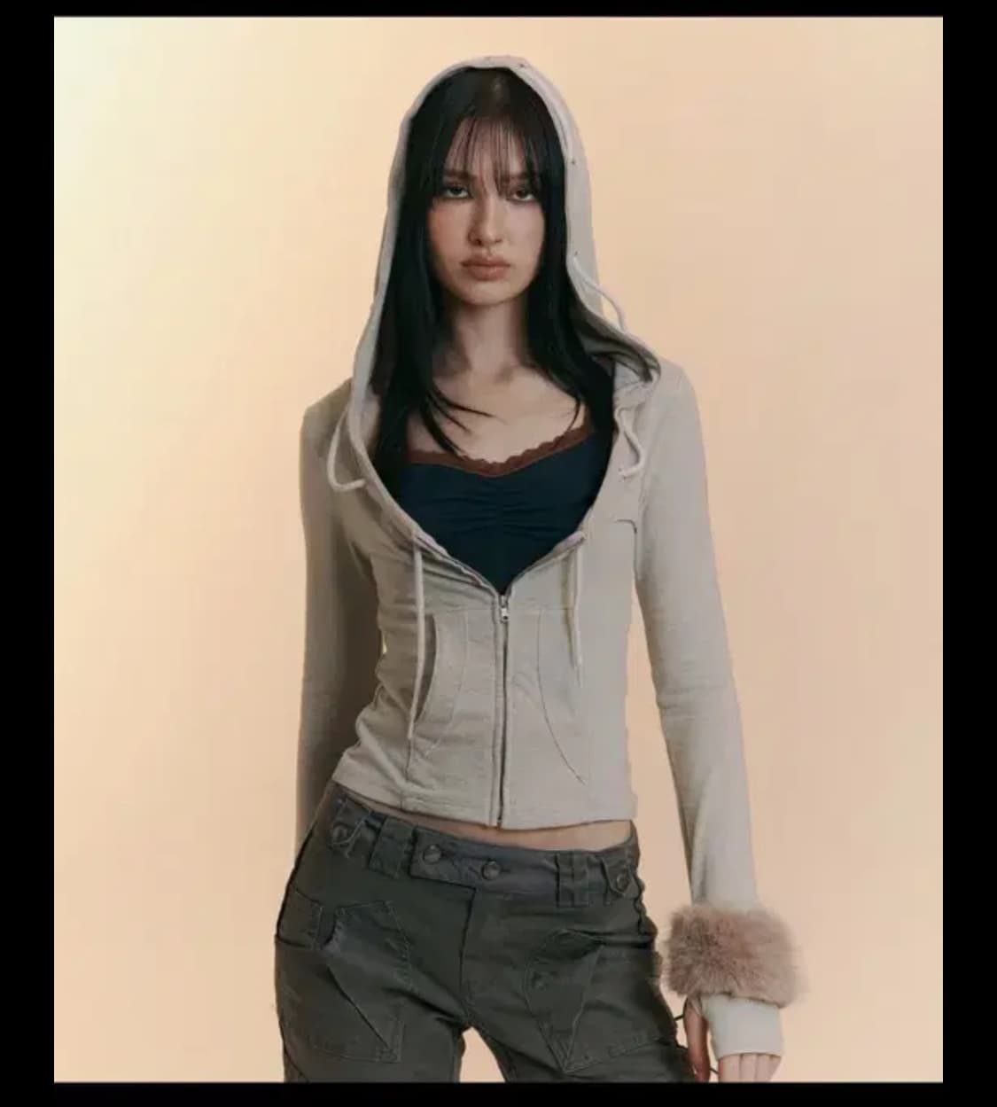 플리즈노팔로우 글렌 후디 오트밀 ((오늘만 상품이미지1