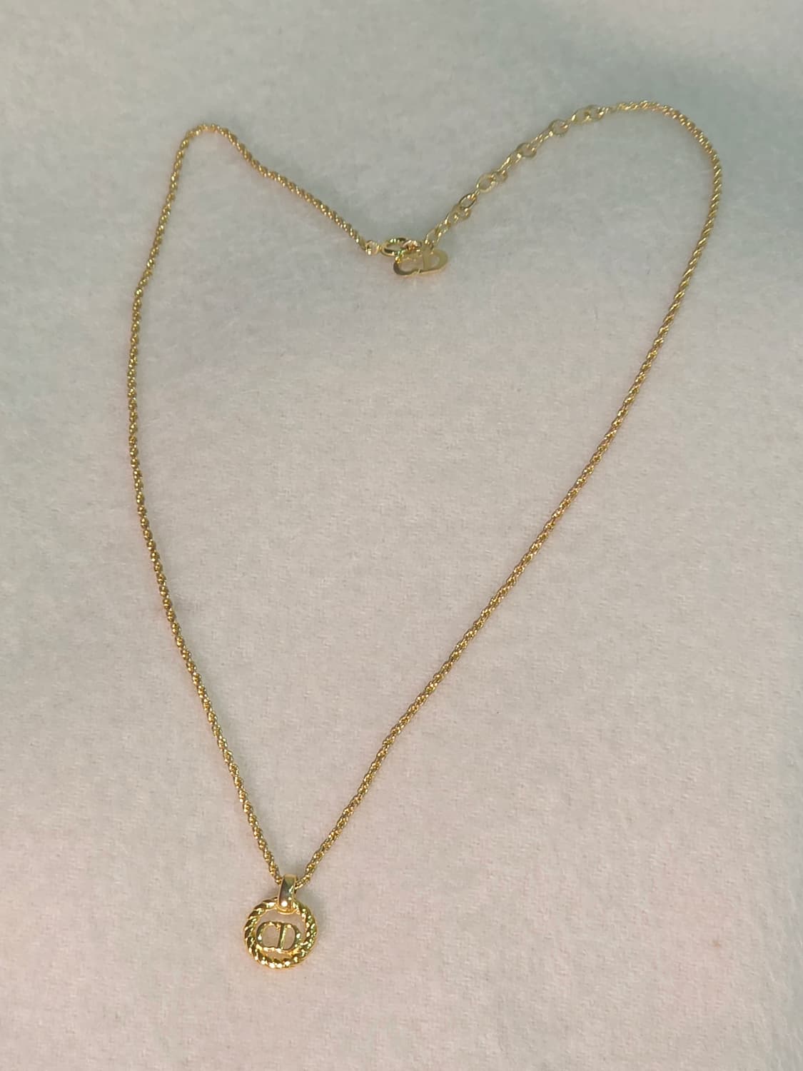 빈티지 디올 금장 목걸이 상품이미지3
