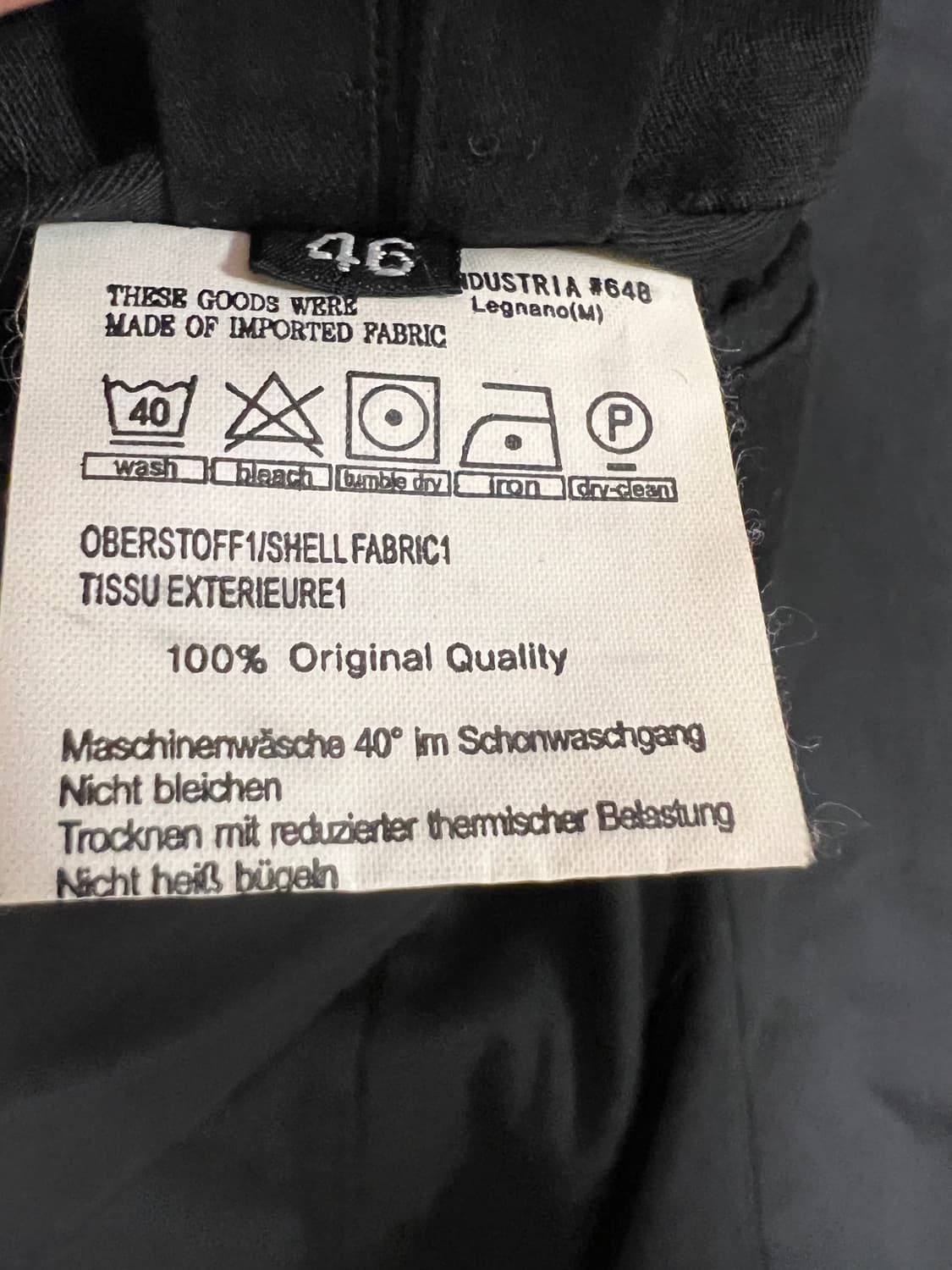 퓨에르옴므 듀드나인 프리미엄 울 더블 브레스트 자켓 네이비 / 46 상품이미지10