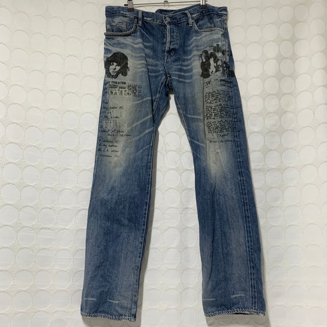 허리45!Hysteric Glamour데님 스터드 바지 상품이미지3