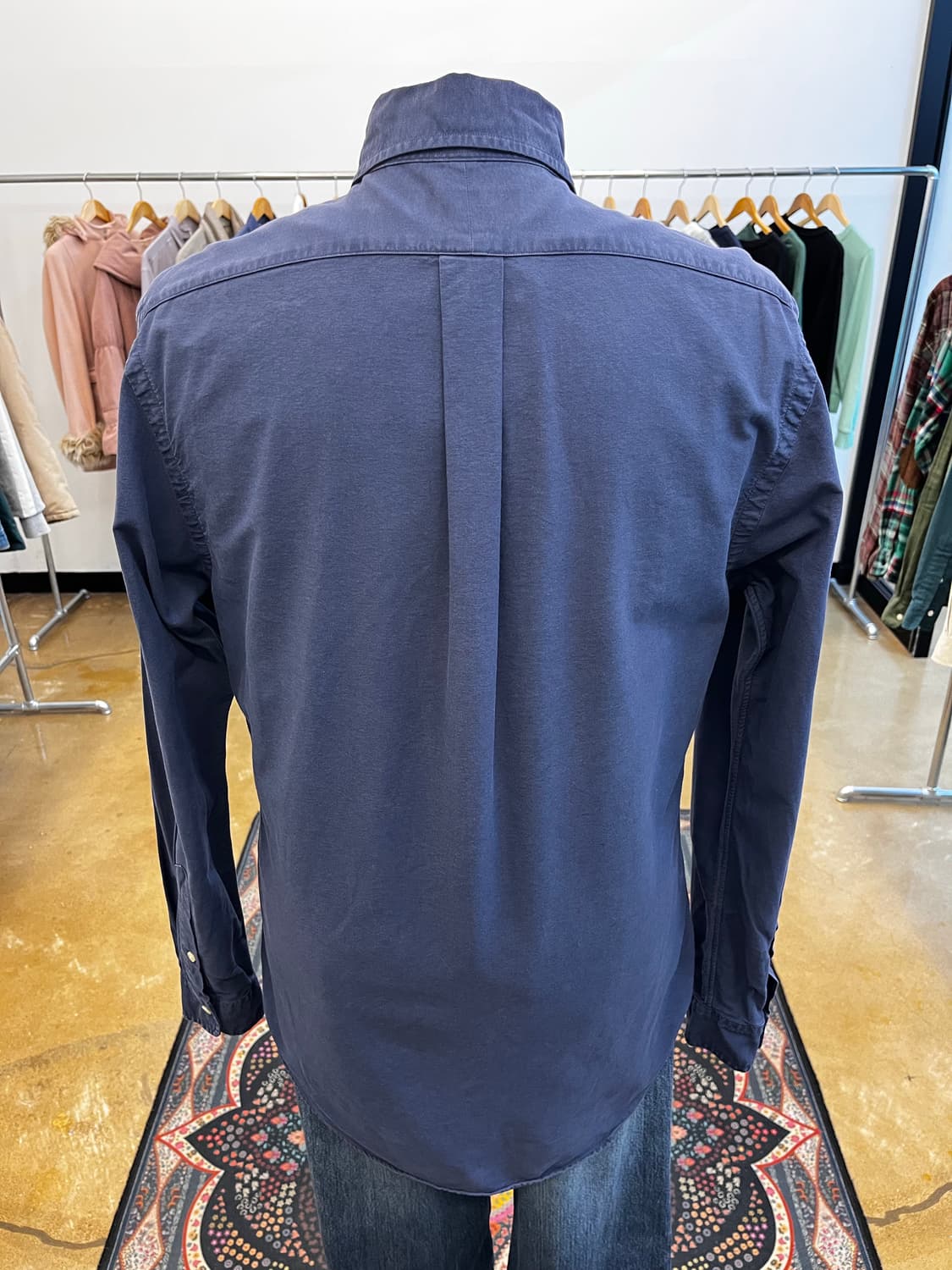 폴로 랄프 로렌 슬림핏 셔츠 네이비 상품이미지4