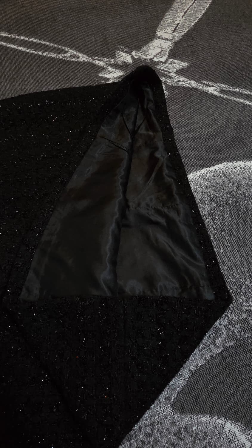 Sincethen 신스덴 슬리브리스 트위드 미니 원피스 상품이미지5