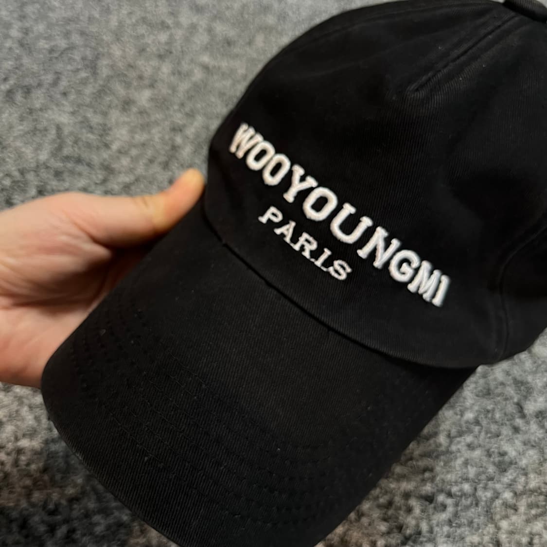 우영미 블랙 볼캡 모자 WOOYOUNGMI 상품이미지2