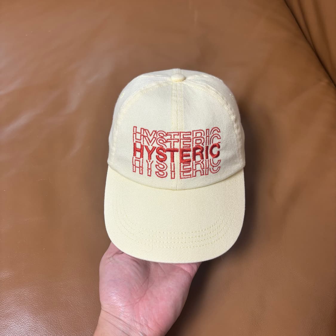 Hysteric Glamour 히스테릭글래머 네츄럴 6패널 볼캡 모자 상품이미지2