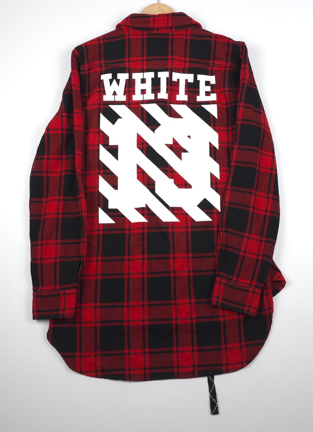 [XS] 오프화이트 오버핏 플란넬 체크셔츠 상품이미지7