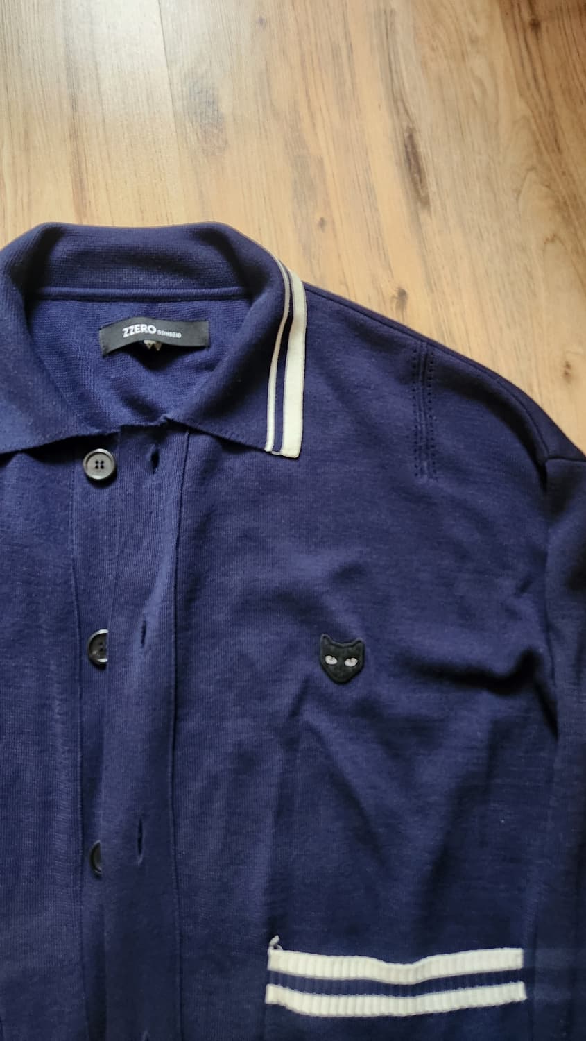 [L] 송지오 옴므 지제로 팬서 가디건 긴팔 니트 티셔츠 상품이미지10