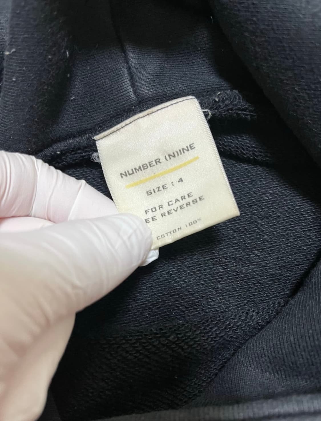 Number (N)ine 리암 갤러거 미키마우스 후드 상품이미지6