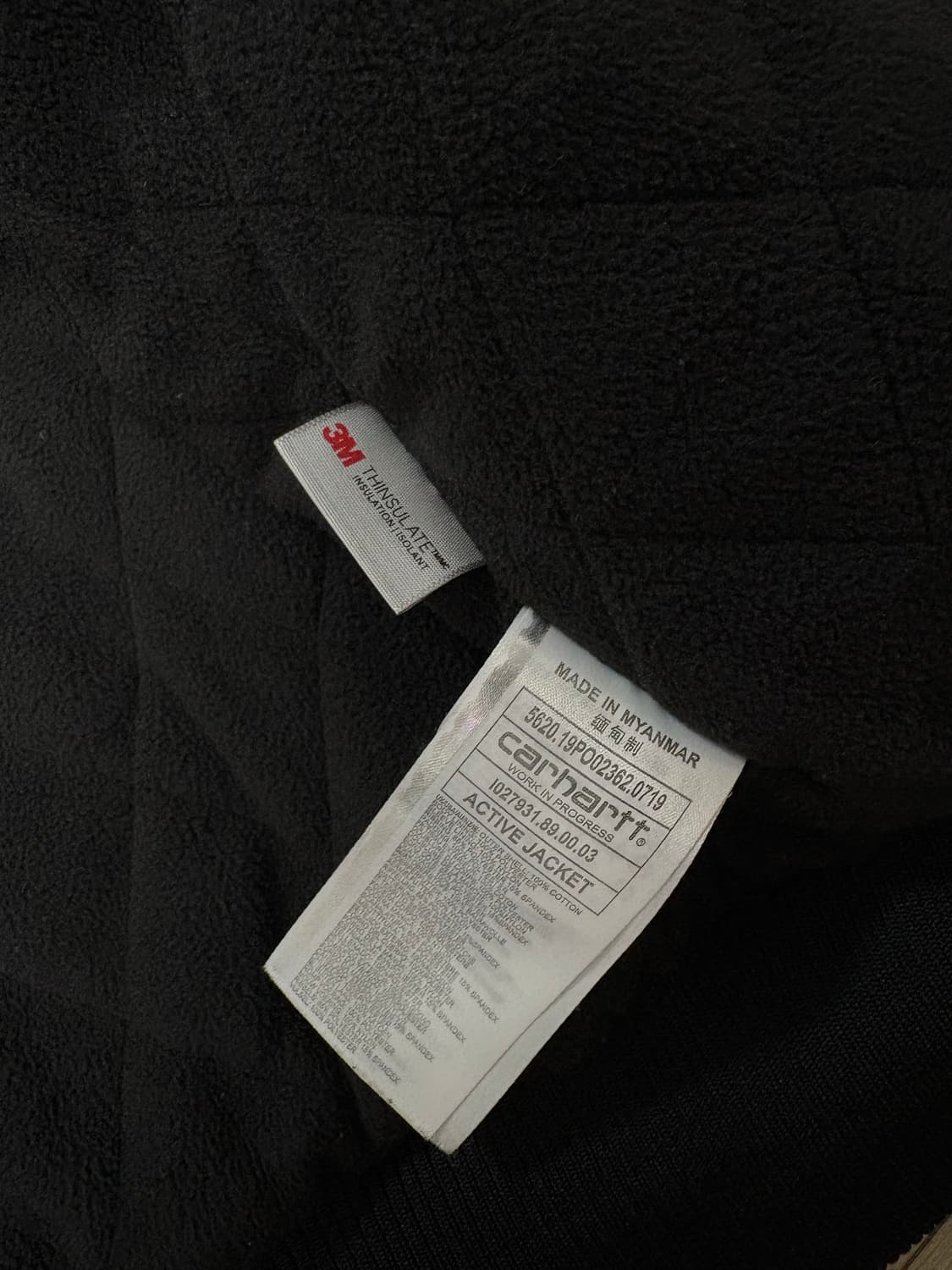 칼하트WIP 덕액티브 자켓 M (신슐레이트) 상품이미지6