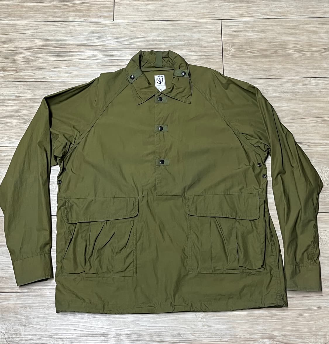 코로나 CORONA 올리브 아노락 셔츠M 상품이미지1