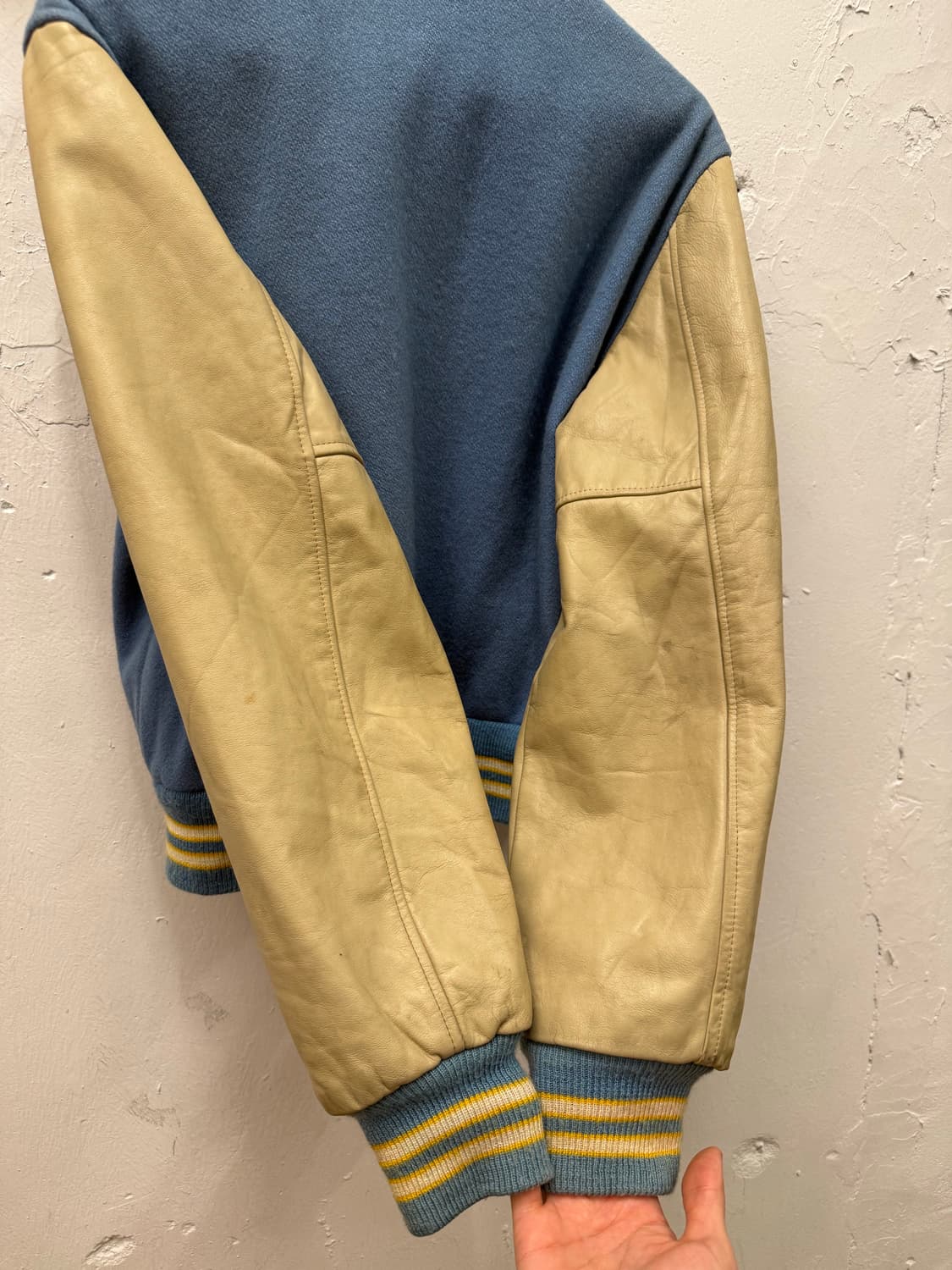 M) 90s USA HATCHERS Varsity Jacket 상품이미지9