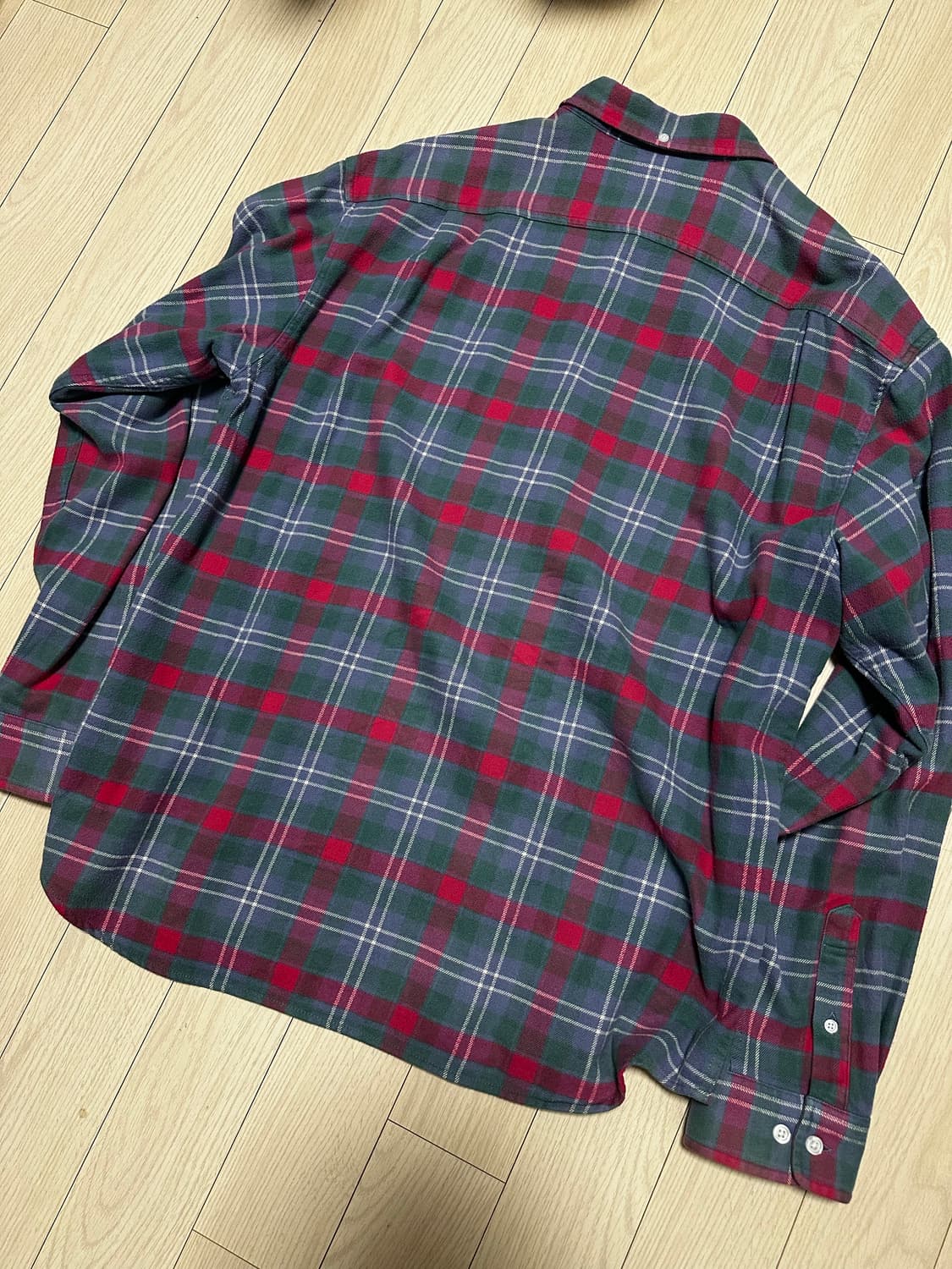 supreme Plaid Flannel Shirt 상품이미지3