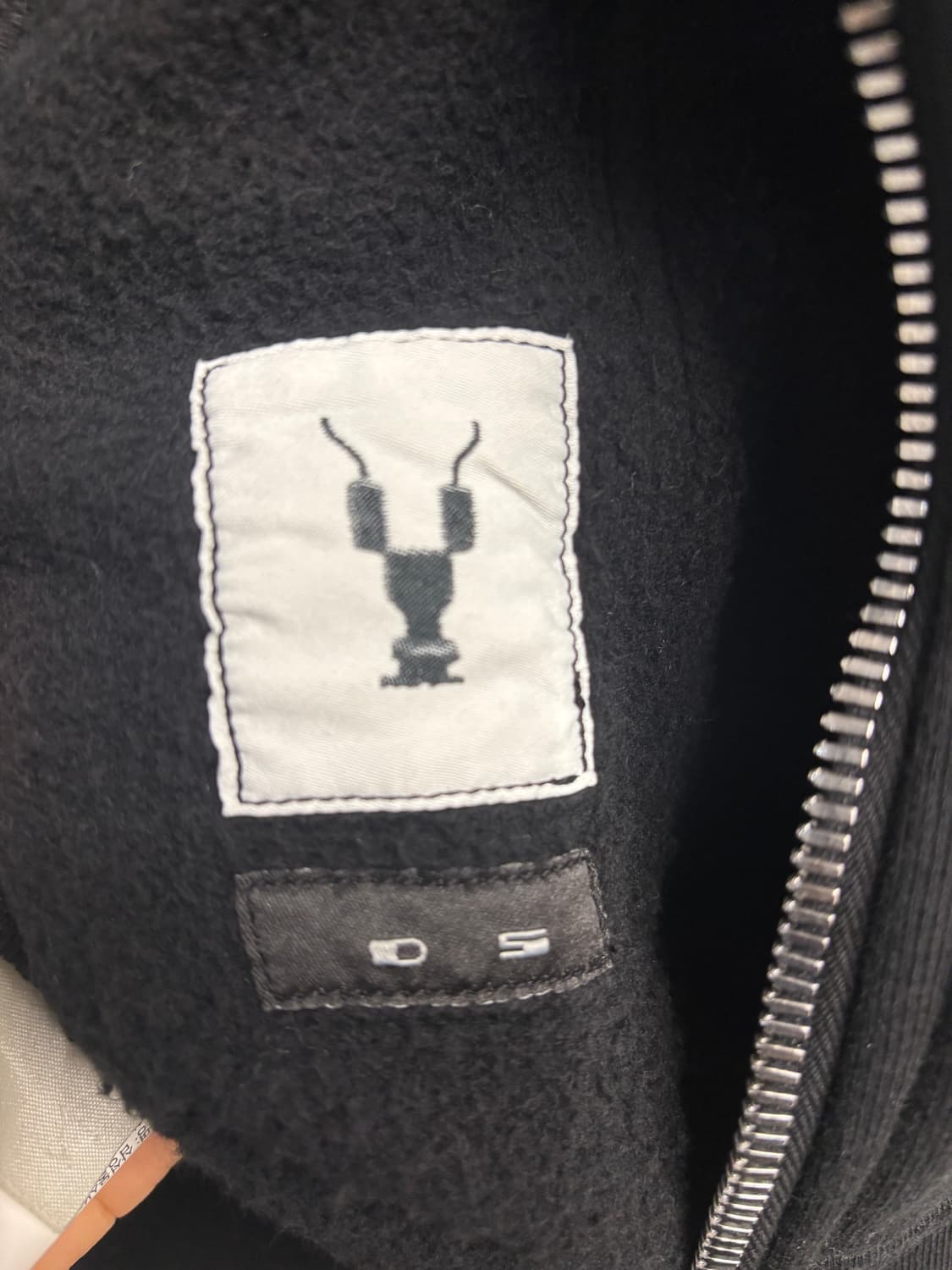 릭오웬스 다크쉐도우 롱 짚업 가디건  상품이미지4