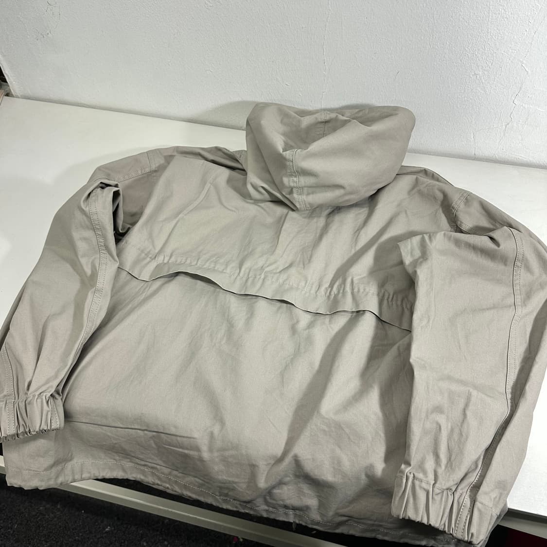 L 파르티멘토 그레이 오버핏 투웨이 코튼 후드자켓 상품이미지5