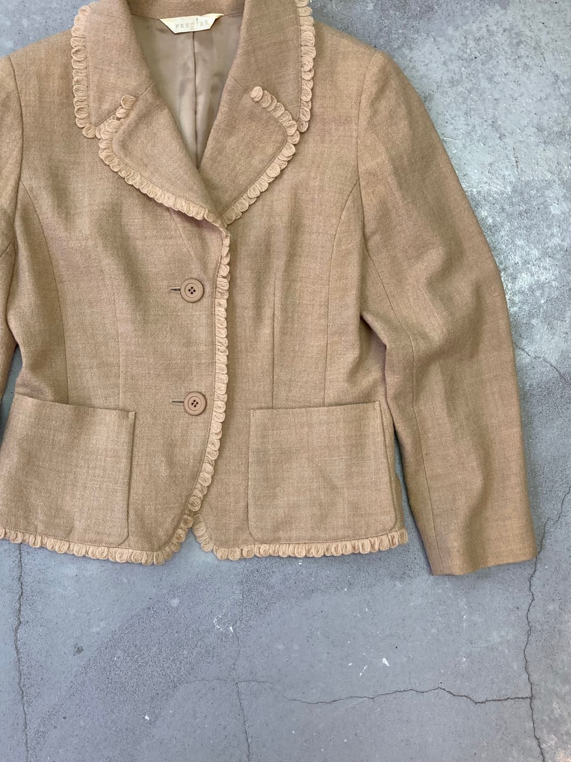  beige frill jacket 상품이미지3