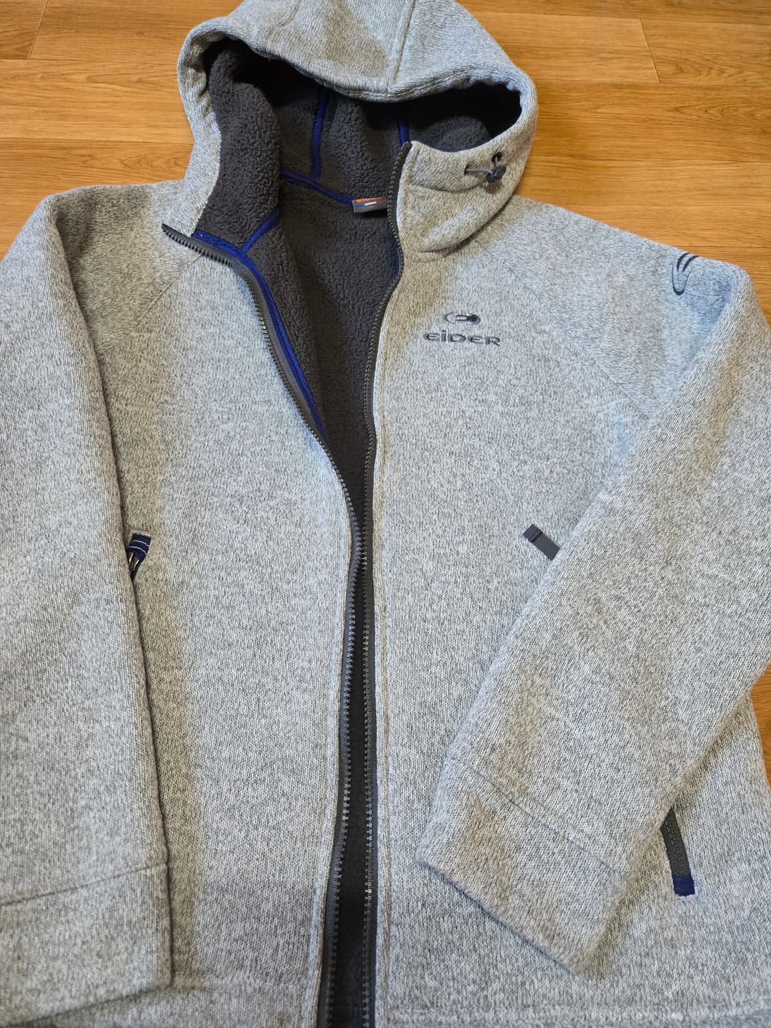 아이더 남성 기모 플리스 후드 집업 상품이미지3