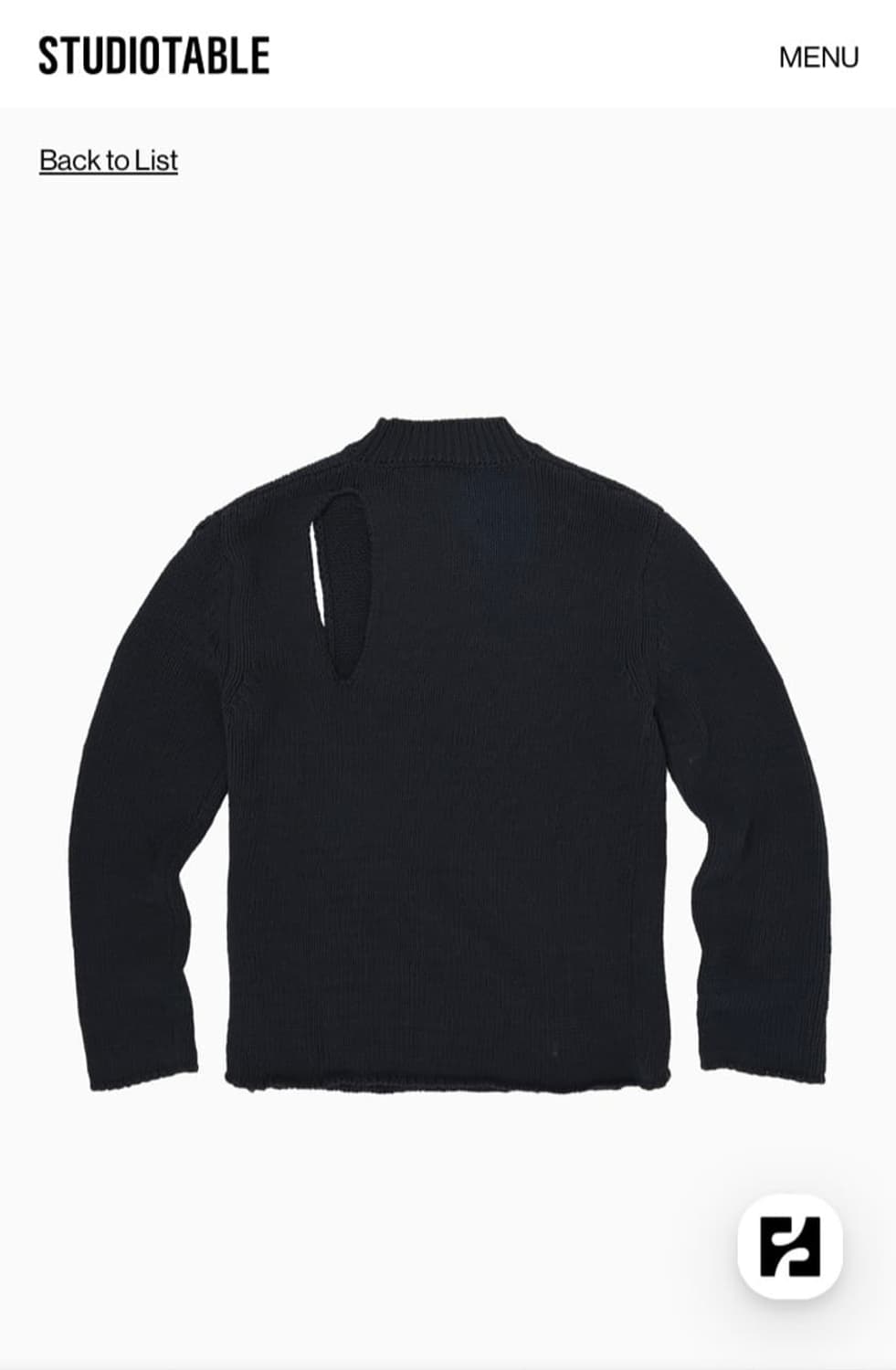 스튜디디오테이블 CUT OUT KNIT PULLOVER 상품이미지3