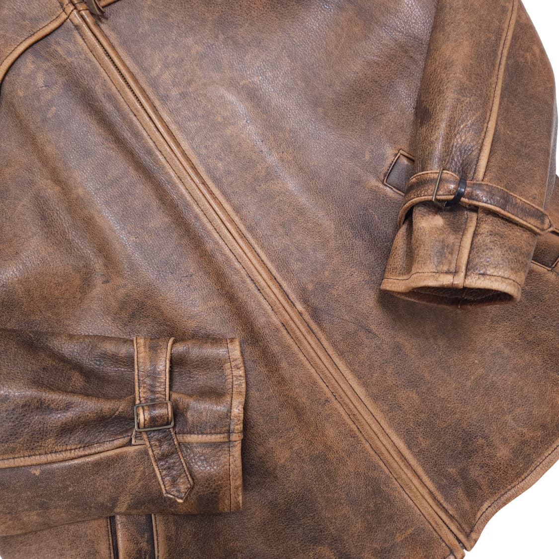 바나나리퍼플릭 90's 카우레더 자켓 상품이미지4