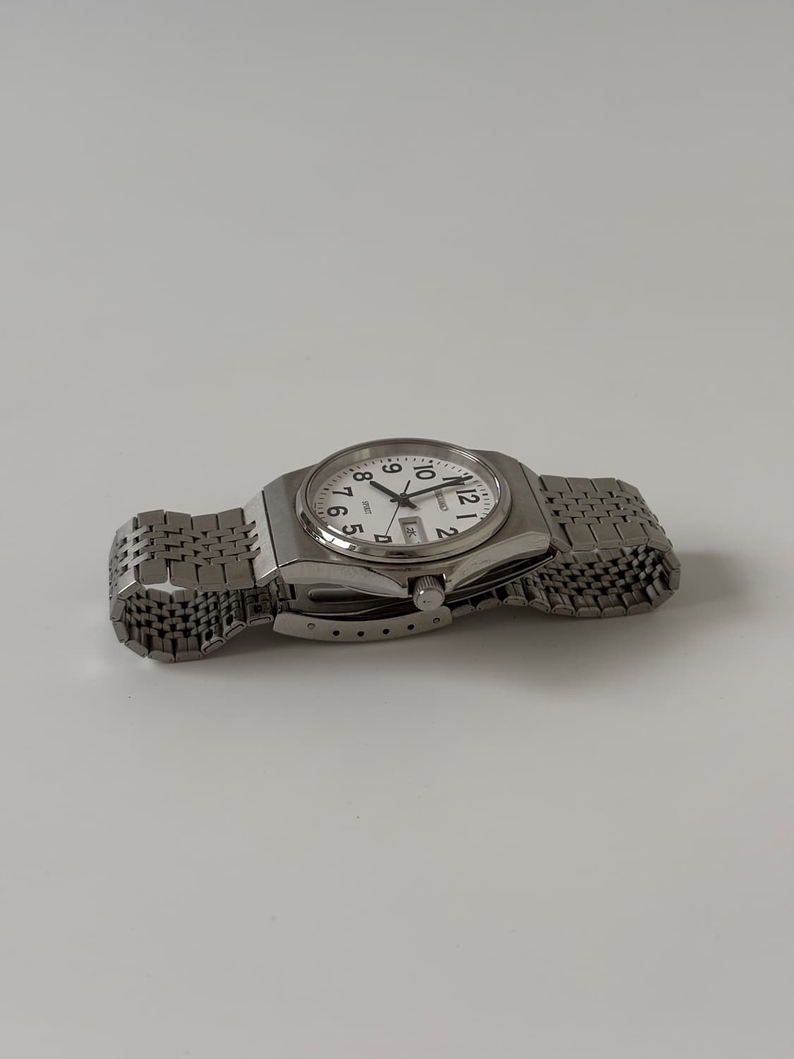 1990s Spirit Arabic Index Silver Quartz  상품이미지5