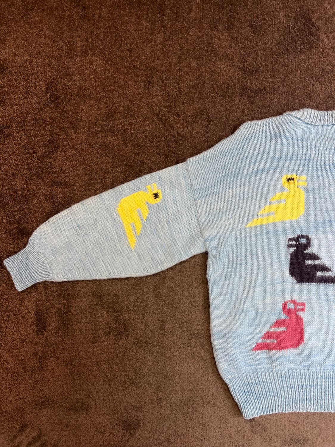 새 모티브 니트 스웨터 상품이미지7