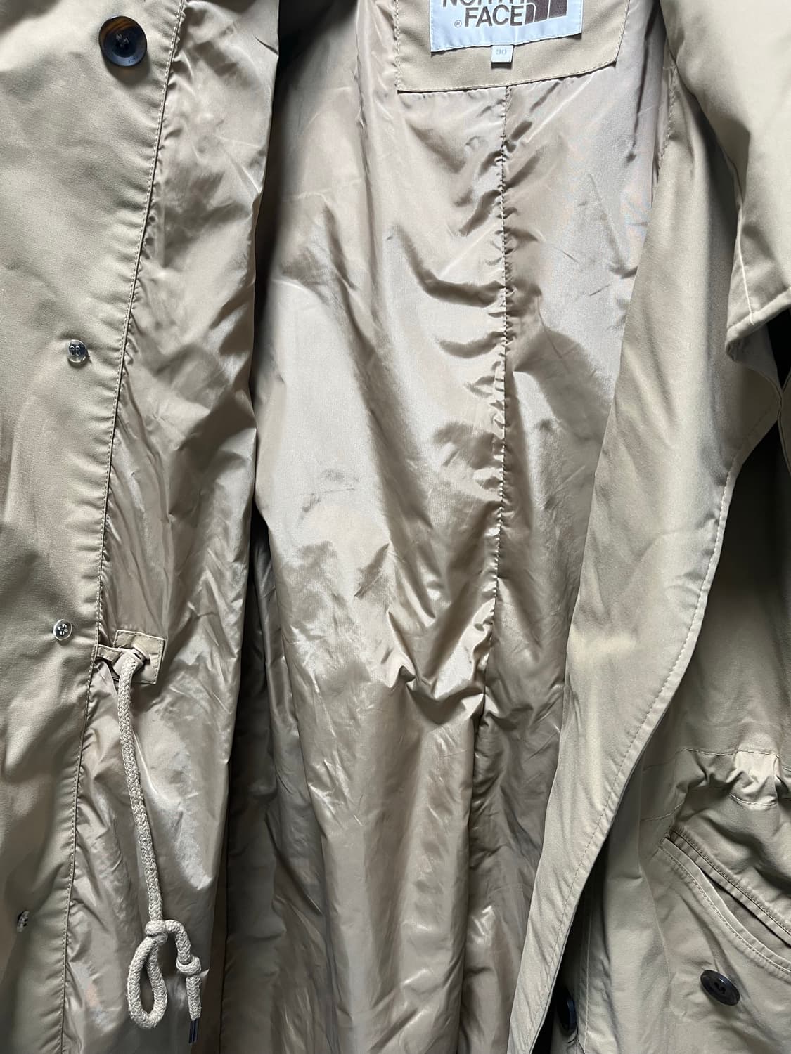 노스페이스 화이트라벨 레이니어 트렌치코트 상품이미지6