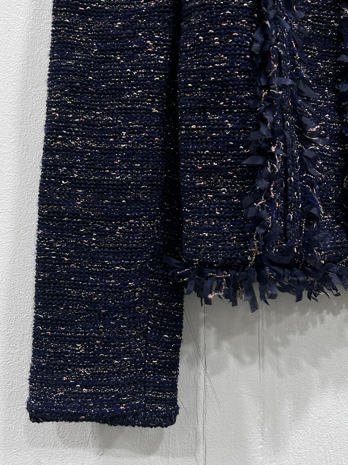 한섬 마인 트위드 니트 자켓 90사이즈 상품이미지4