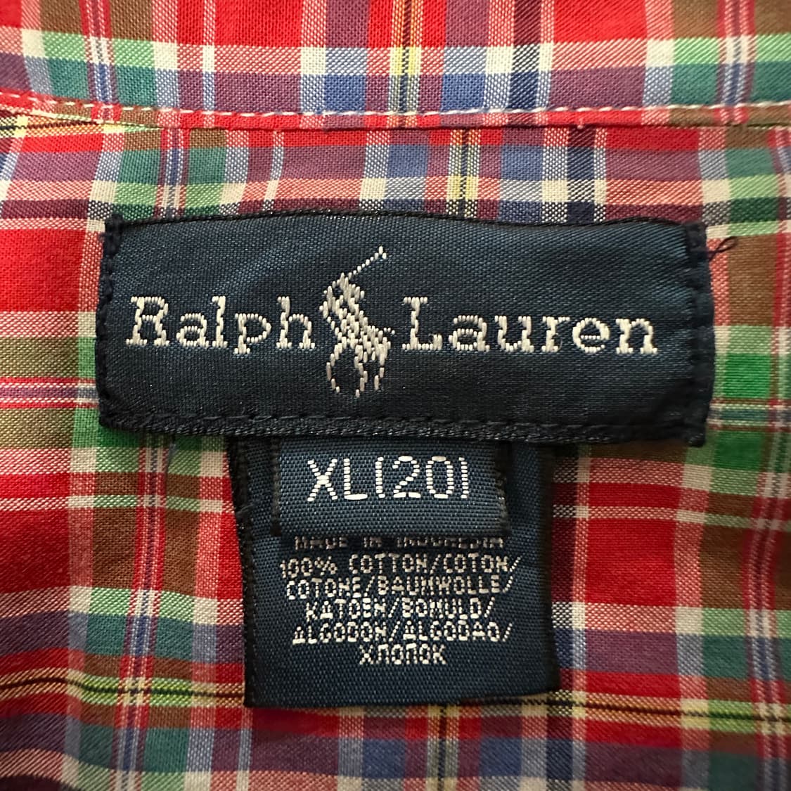 POLO RALPH LAUREN check shirt 상품이미지4