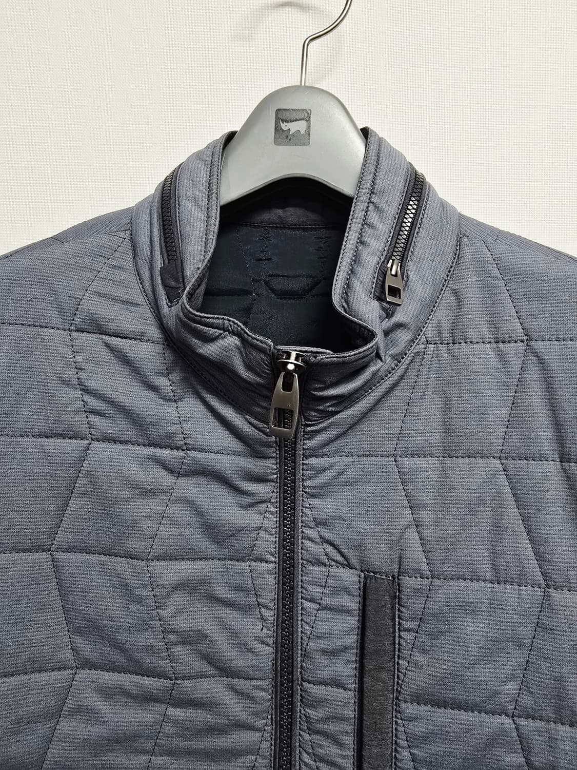 프랑코페라로 차콜 그레이 퀼팅 점퍼105 상품이미지2