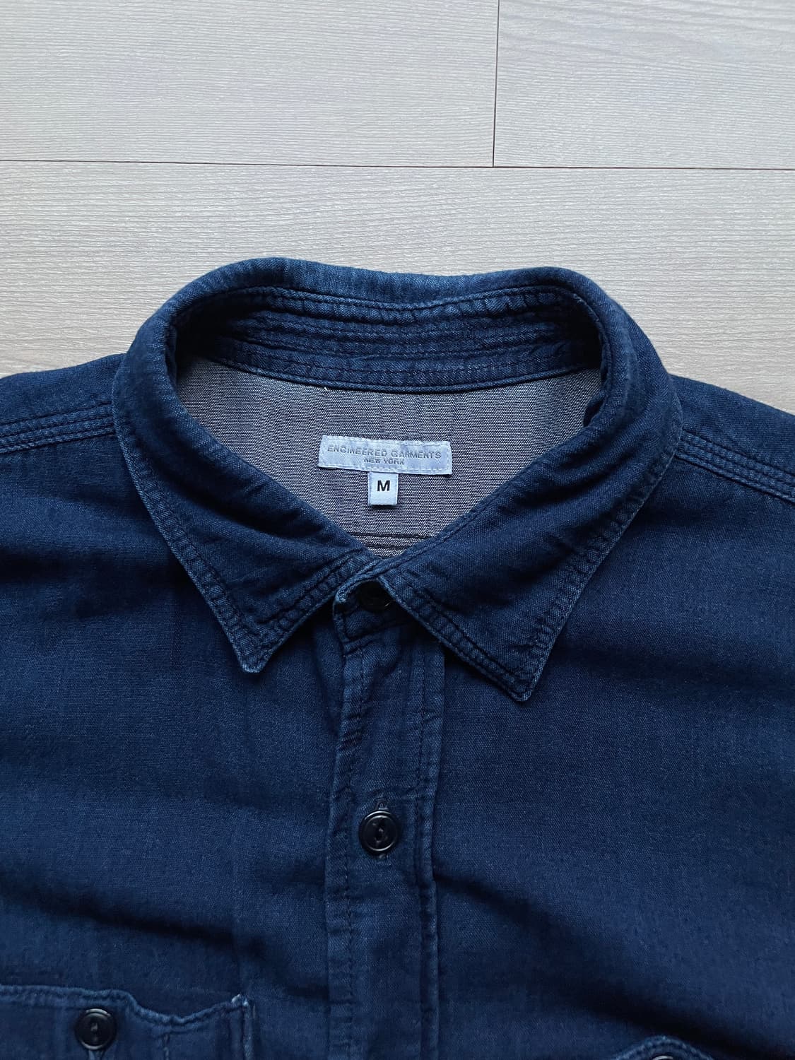 엔지니어드 가먼츠 워크 셔츠 인디고 엔가 상품이미지3