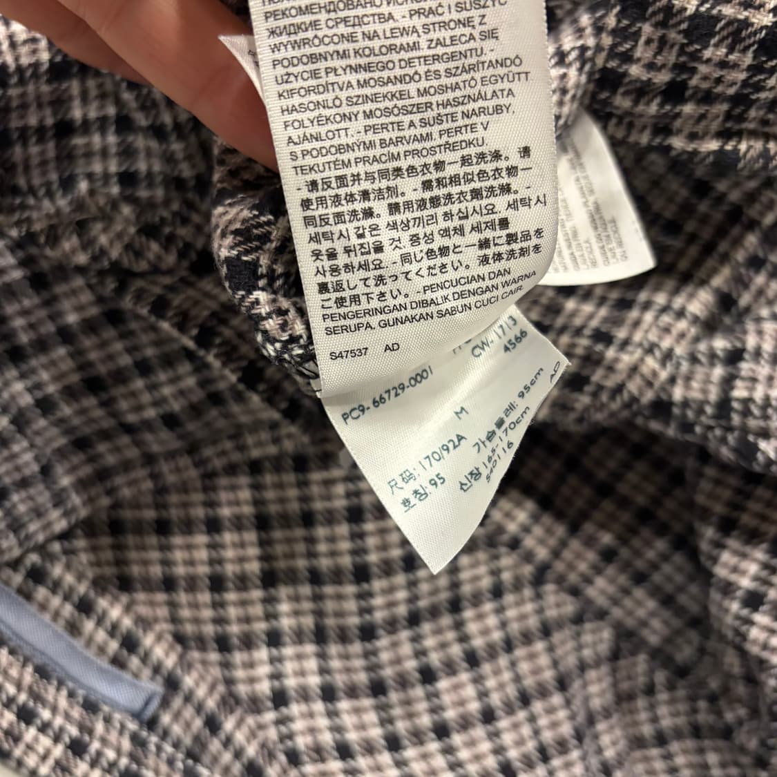 [M] 리바이스 스탠다드핏 체크 셔츠 남방 D576 상품이미지9