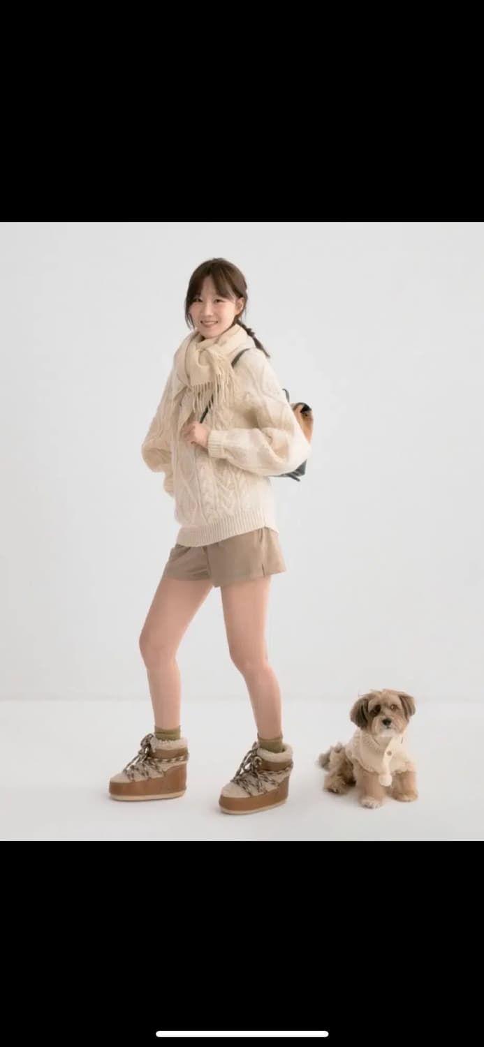 드파운드 피셔맨 케이블 풀오버 니트 상품이미지3