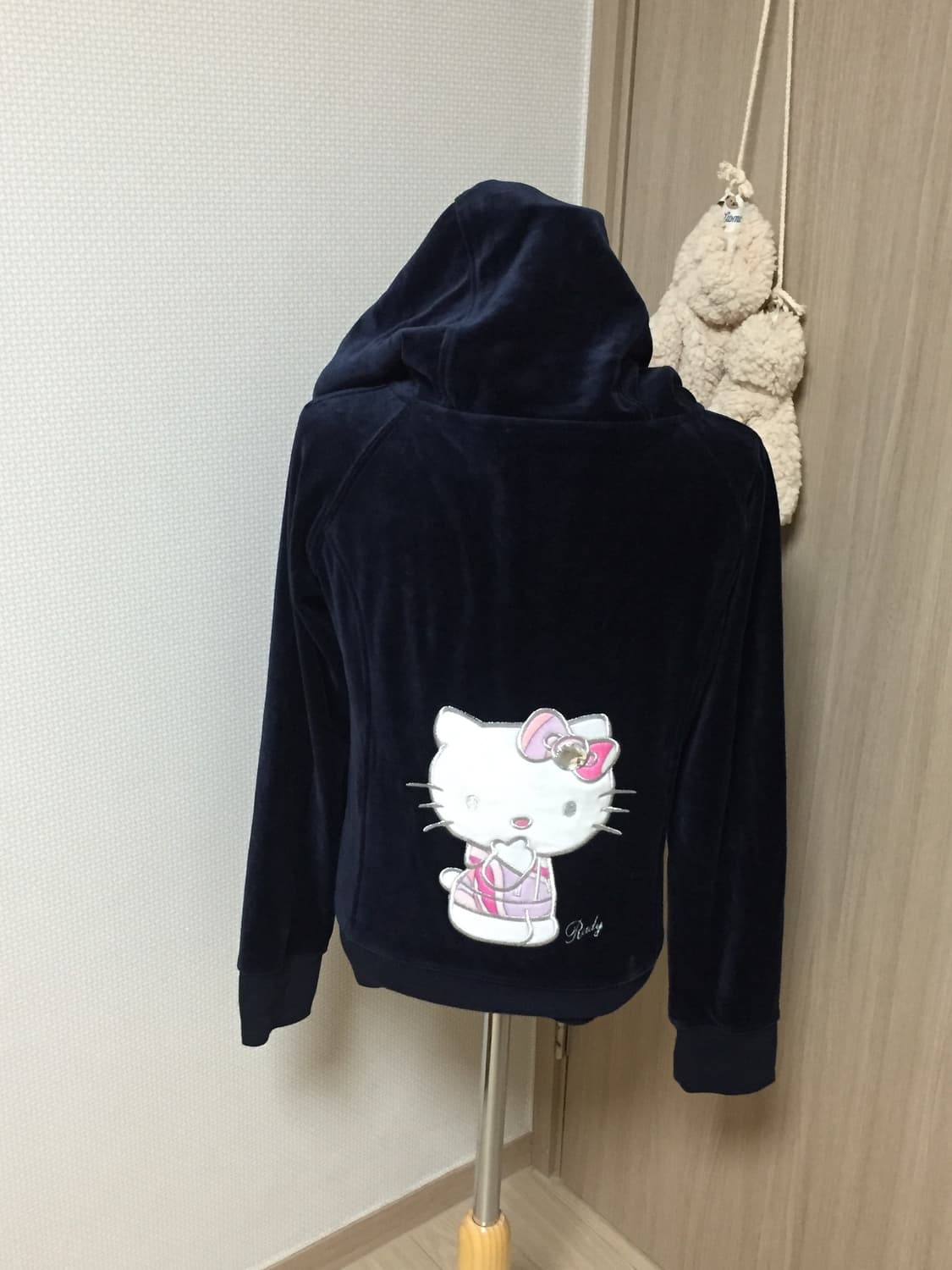 Rady 레이디 라디 벨벳 후드 집업 셋업 빈티지  상품이미지2