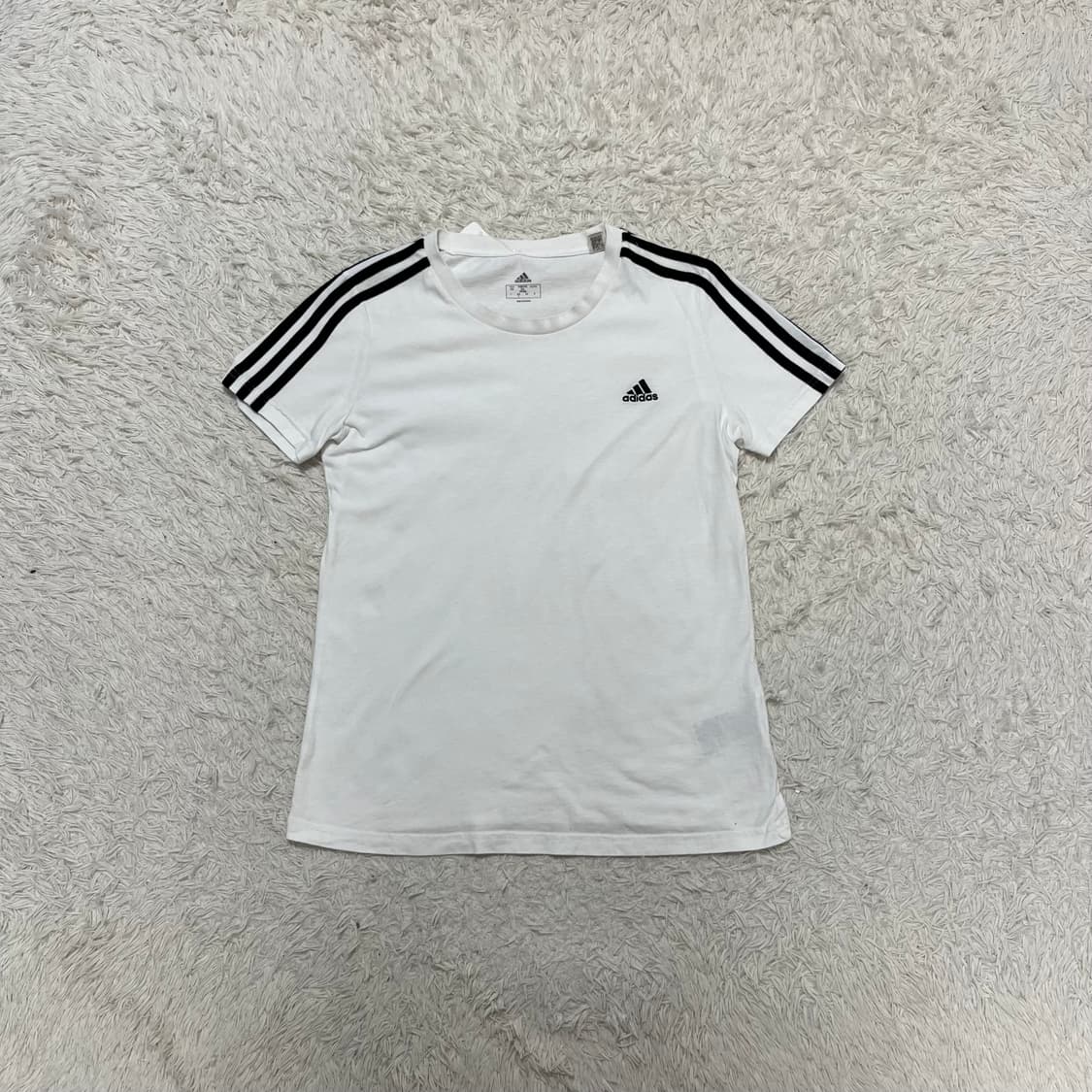 Adidas white 3-stripes t-shirt 상품이미지4