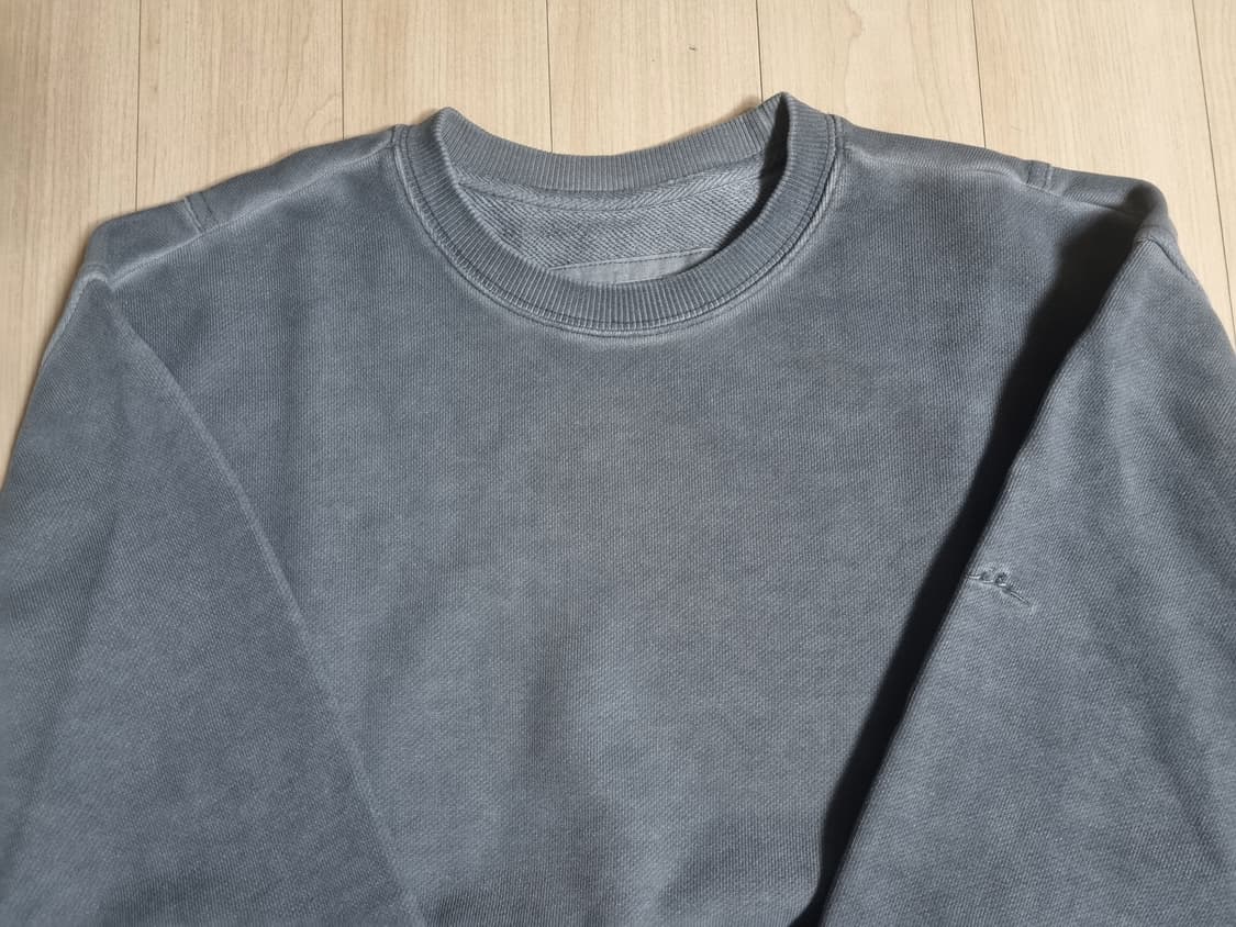 시리즈 Series 리브 믹스 빈티지 스웻셔츠 차콜 상품이미지2