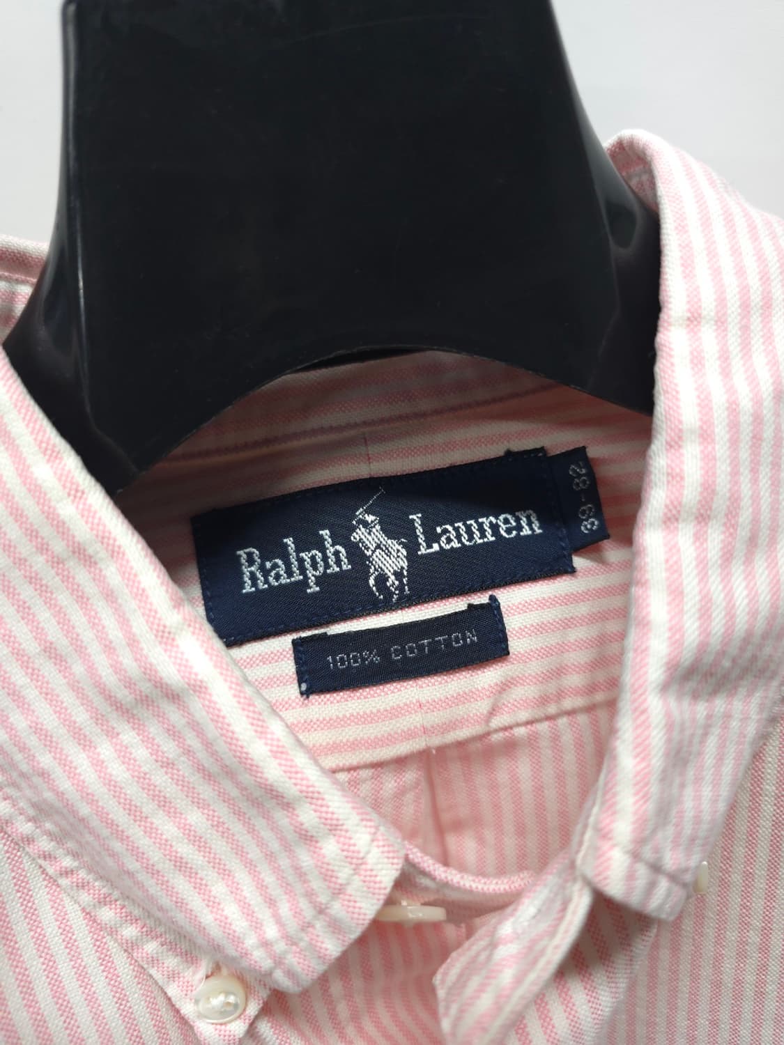 폴로 랄프로렌 00's 남성 핑크 스트라이프 옥스퍼드 셔츠(105) 상품이미지5