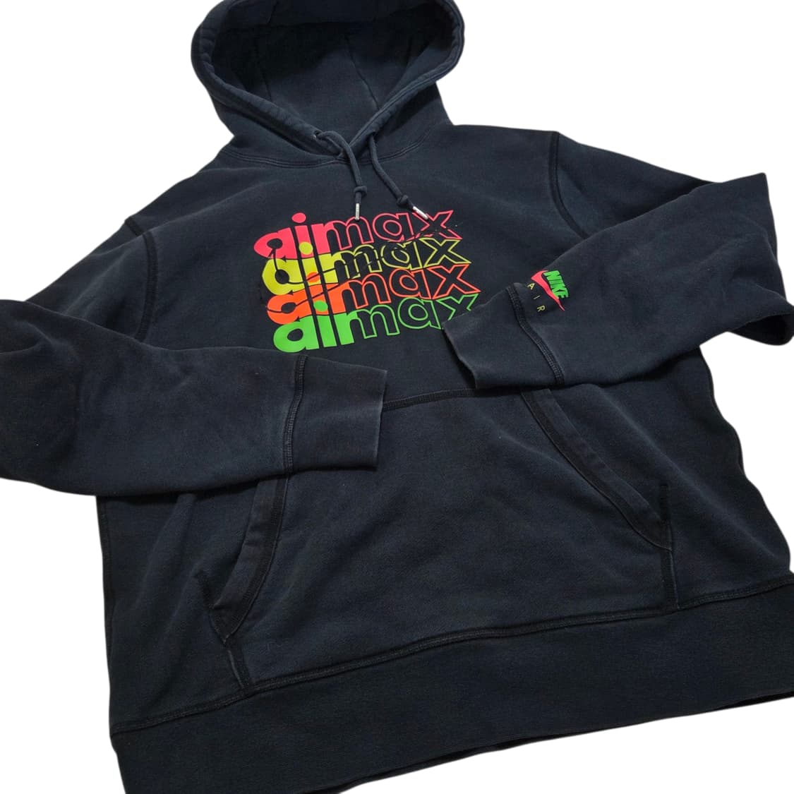 Nike x 아트모스 도쿄 네온 컬렉션 에어맥스 후드 티셔츠 상품이미지2