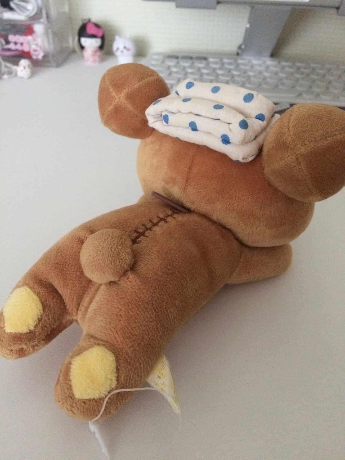 온천 물수건 리락쿠마 인형 상품이미지3