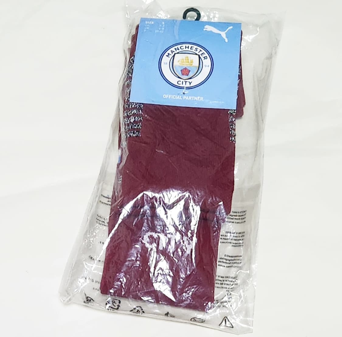 (새상품/260)맨체스터시티 축구 튜브 스타킹 양말 푸마 맨시티 상품이미지3