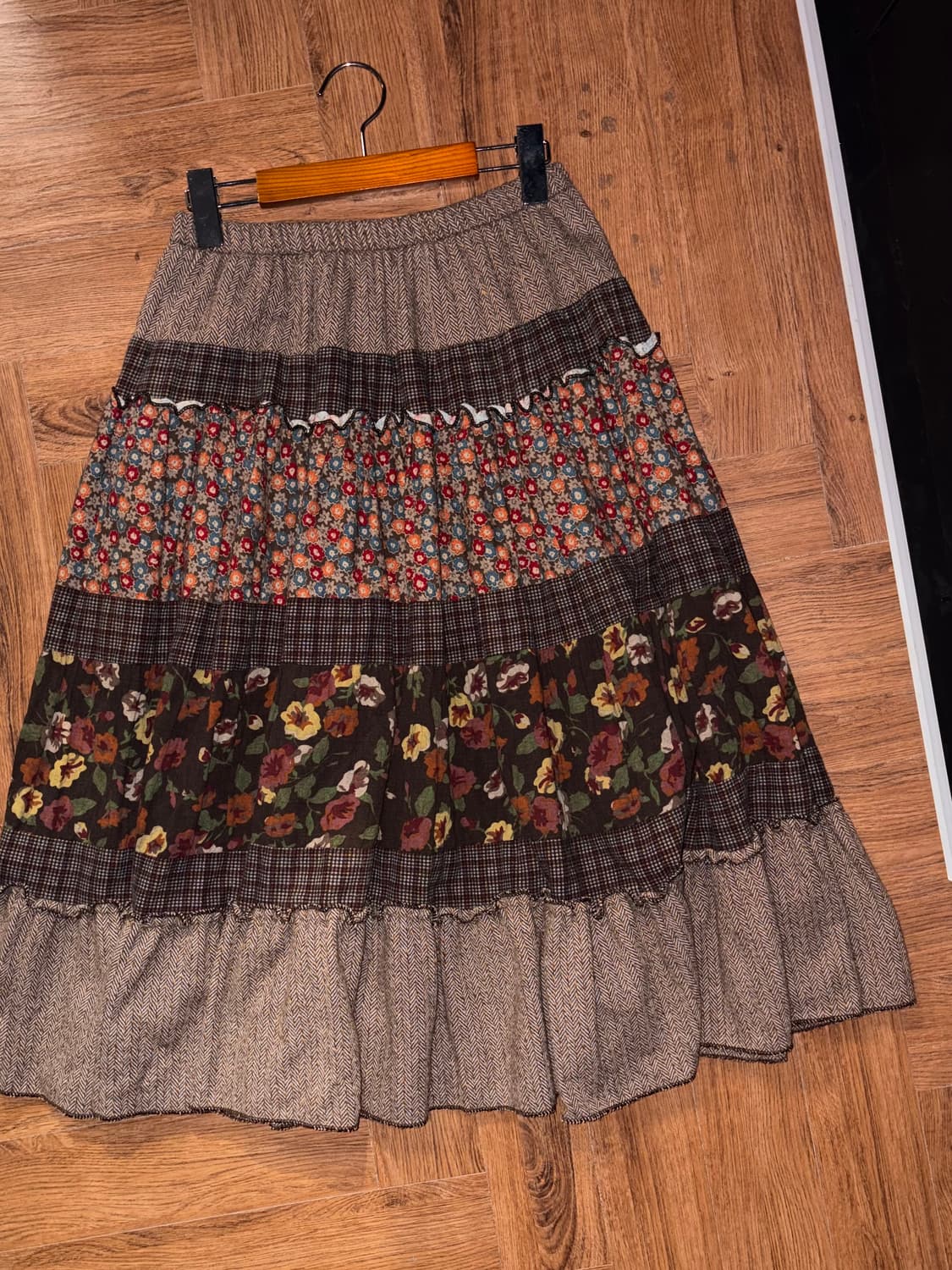 빈티지 플로럴 모리 스커트 상품이미지4