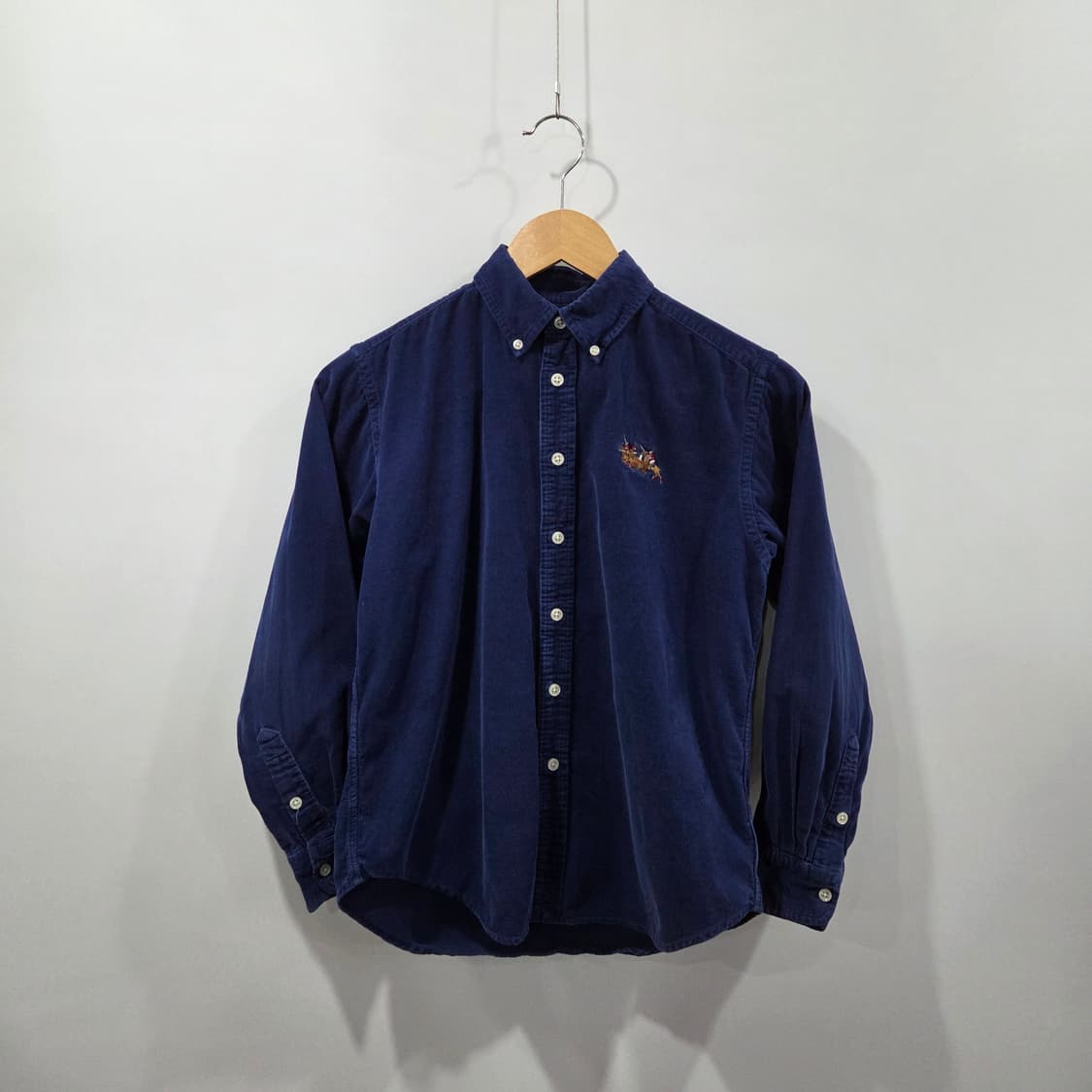 폴로랄프로렌 키즈 버튼다운 멀티포니 코듀로이 셔츠 M/12/14 상품이미지1