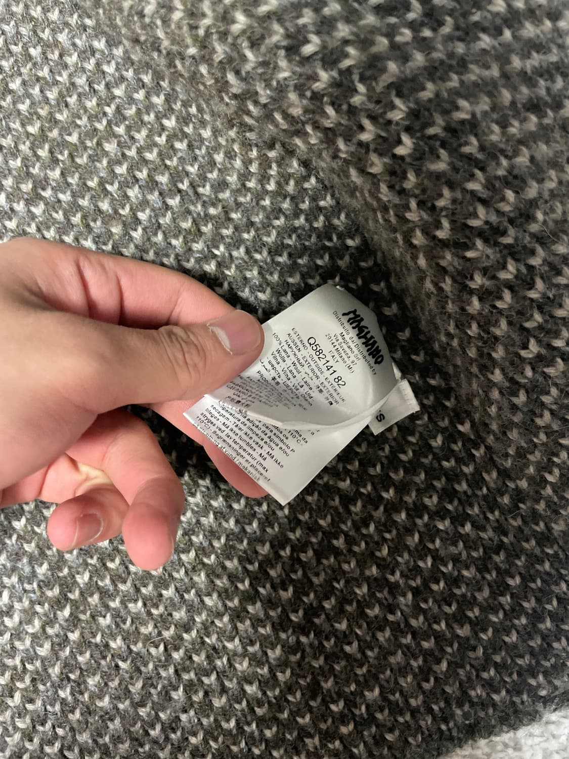 [XS] 마리아노 디스트레스드 패치워크 헤비 니트 상품이미지3