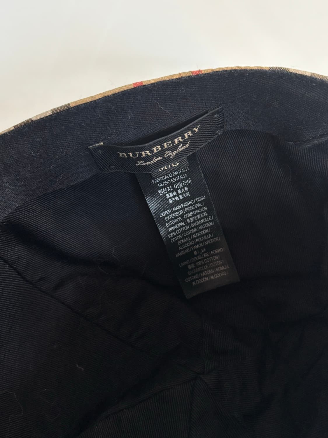 Burberry 버버리 레인보우 노바 체크 볼캡 상품이미지6